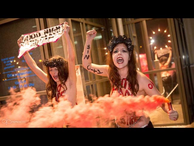 Акция FEMEN. 28 ноября 2013 года