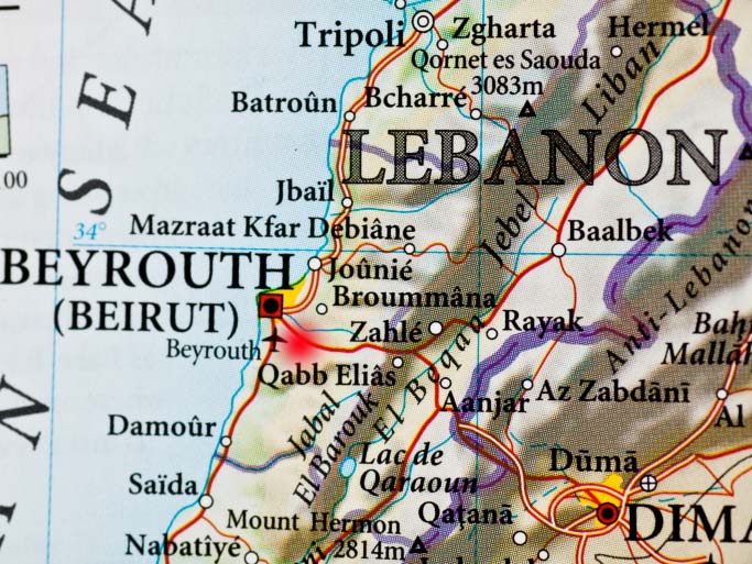Лидер "Хизбаллы" был убит в деревне Хадат (примерно 7 км юго-восточней Бейрута)