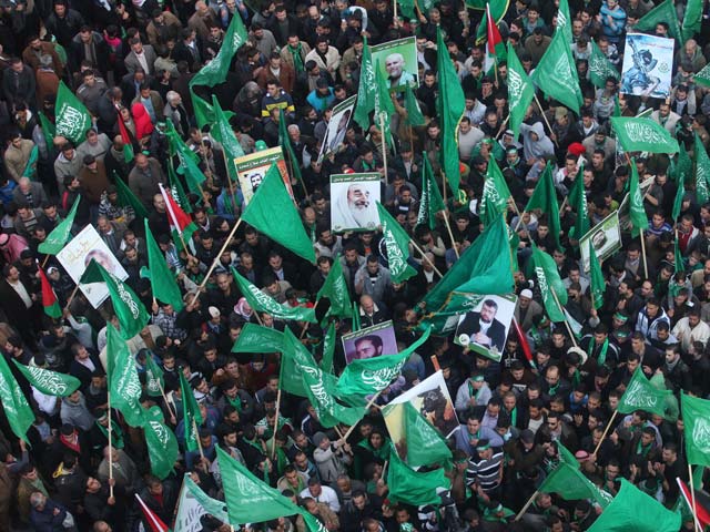 Сторонники ХАМАС в Рамалле