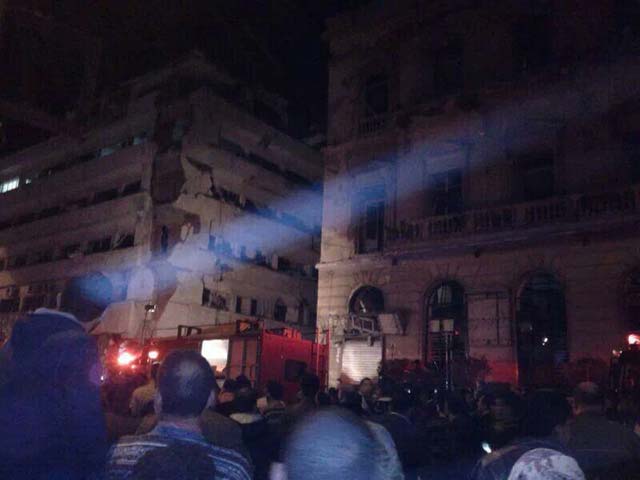 После взрывов в штабе полиции в Мансуре. 24 декабря 2013 года