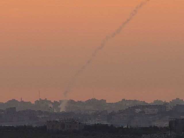 Пуск ракеты из Сектора Газы. (архив)