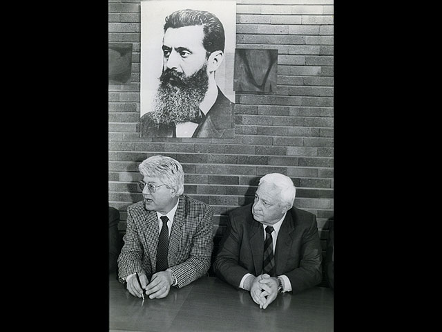 С Давидом Леви, 1986-й год