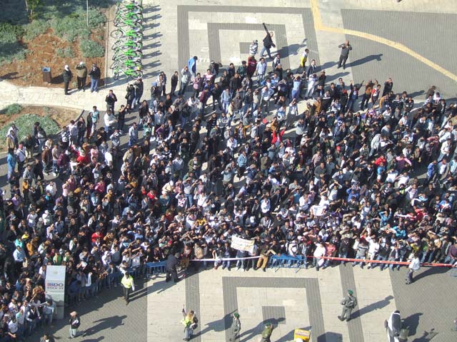 Пикетирование посольства Эфиопии. Тель-Авив, 6 января 2014 года