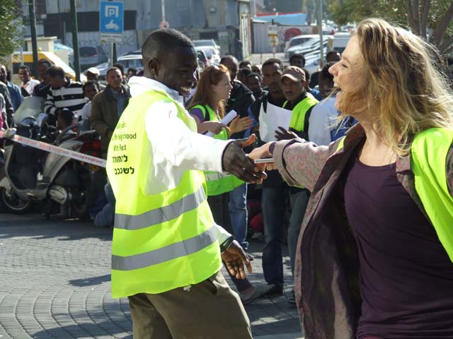 Пикетирование посольства Эфиопии в Тель-Авиве, 6 января 2013 года
