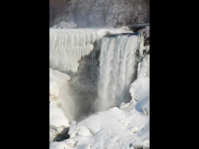 Ниагарский водопад зимой (прошлые годы)