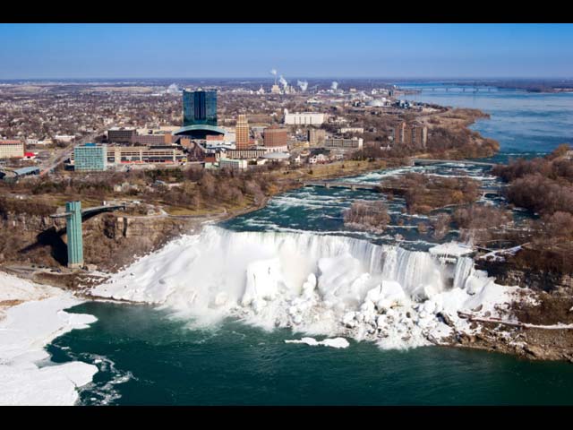 Ниагарский водопад зимой (прошлые годы)