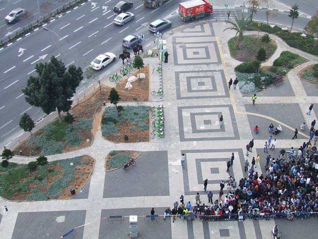 Демонстрация около посольства Эфиопии в Тель-Авиве. 22 января 2014 года