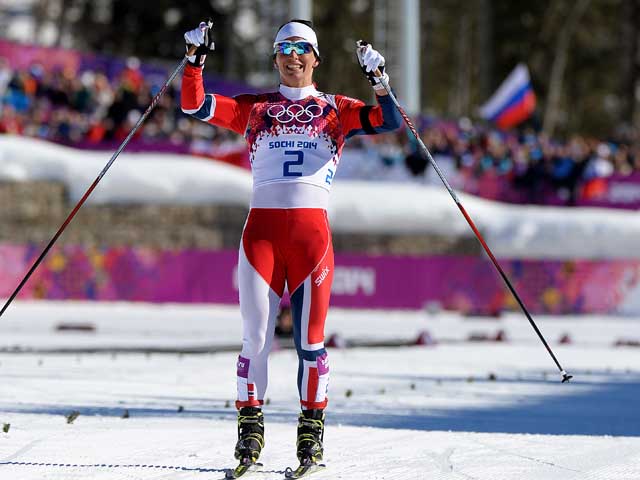 Олимпиада. Чемпионкой в скиатлоне стала норвежка Марит Бьорген