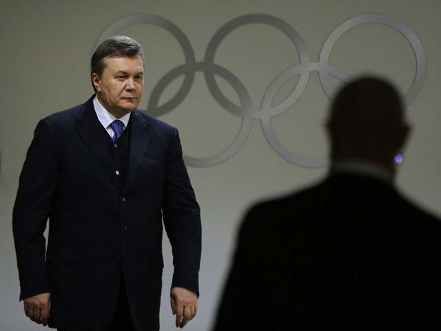 Президент Украины Виктор Янукович в Сочи. 7 февраля 2014 года 