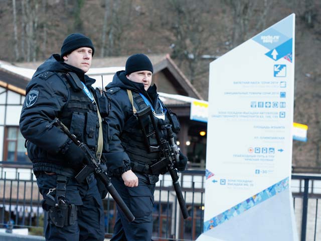 Сотрудники службы безопасности на Олимпиаде в Сочи