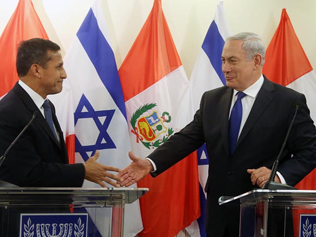 Премьер-министр Израиля провел переговоры с президентом Перу Ольянтой Умалой. 17 февраля 2014 года