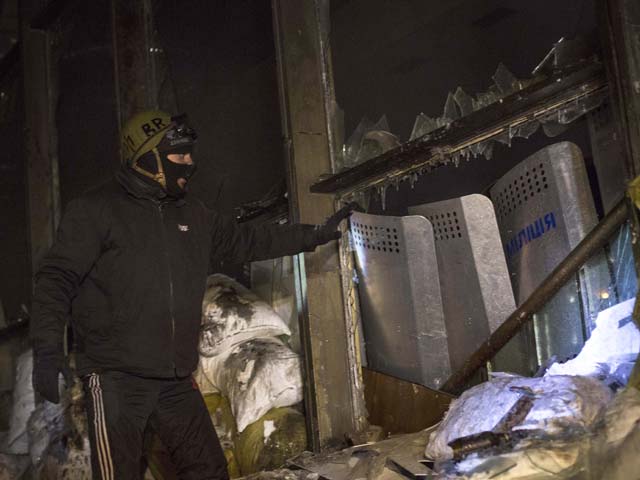 Штурм Украинского дома. Ночь на 26 января 2014 года