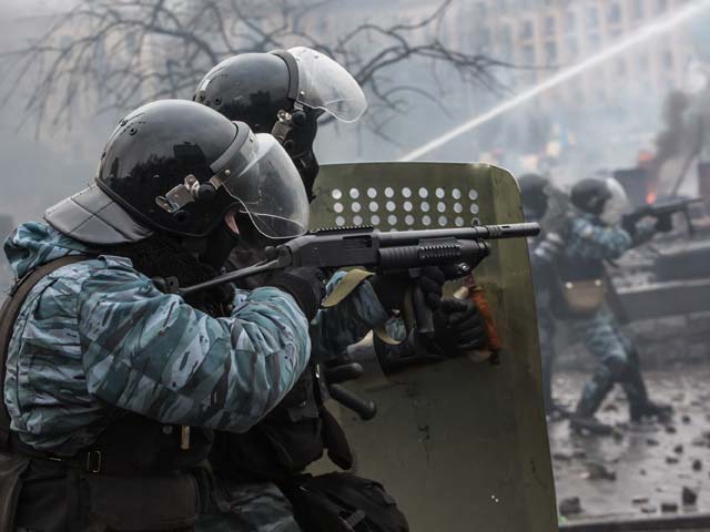 Майдан, Киев. 19 февраля 2014 года