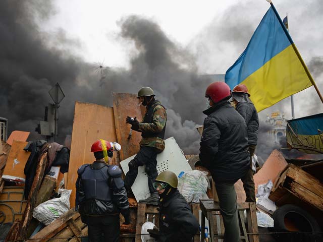 Майдан, Киев. 20 февраля 2014 года