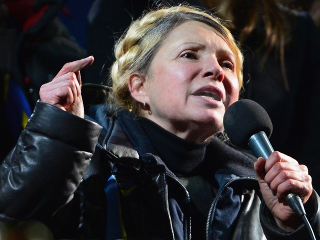 Выступление Юлии Тимошенко на Майдане, 22 февраля 2014 г.