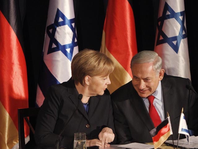 Ангела Меркель и Биньямин Нетаниягу. 25 февраля 2014 года