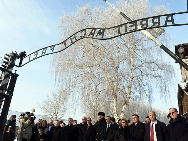 Делегация парламента и правительства Израиля посетила Освенцим