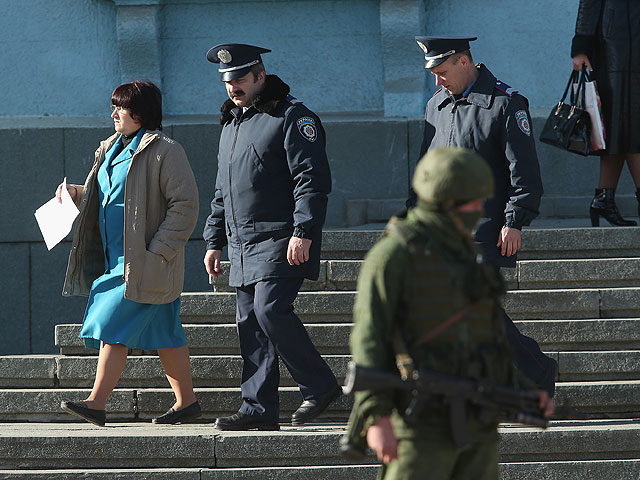 Симферополь, Крым. 3 марта 2014 года