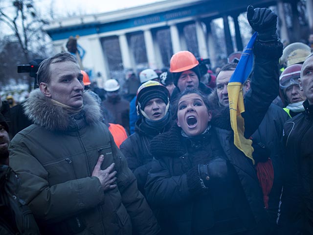 Руслана Лыжичко. Киев. 27 января 2014 года