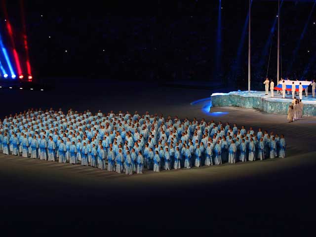 В Сочи проходит церемония открытия паралимпиады