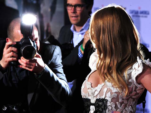 Скарлетт Йоханссон на премьере в Голливуде. 13 марта 2014 года