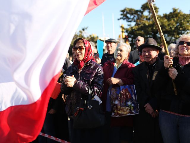 Митинг в поддержку крымского референдума. Ялта, 14.03.2014