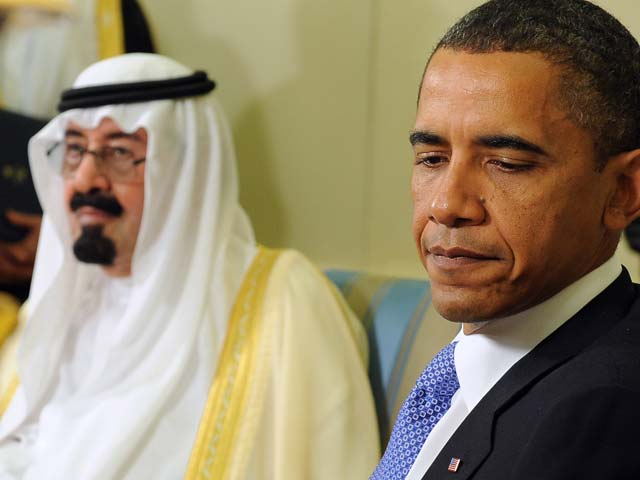Саудовский король Абдалла и президент США Барак Обама