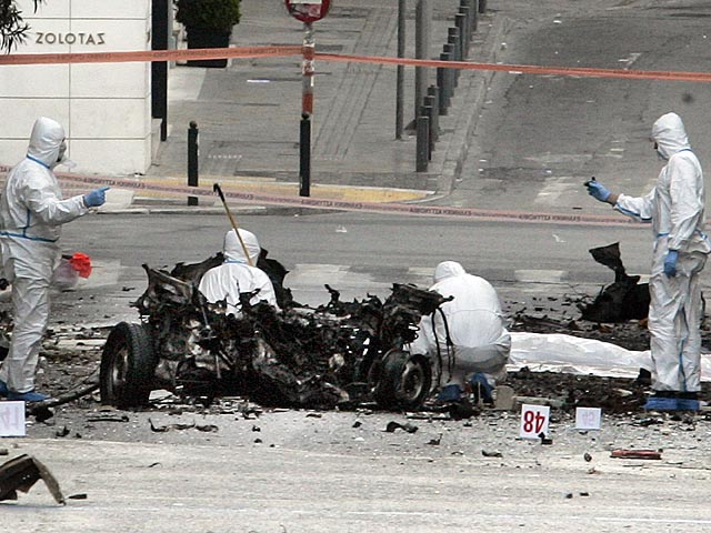 Взрыв в Афинах. 1 апреля 2014 года