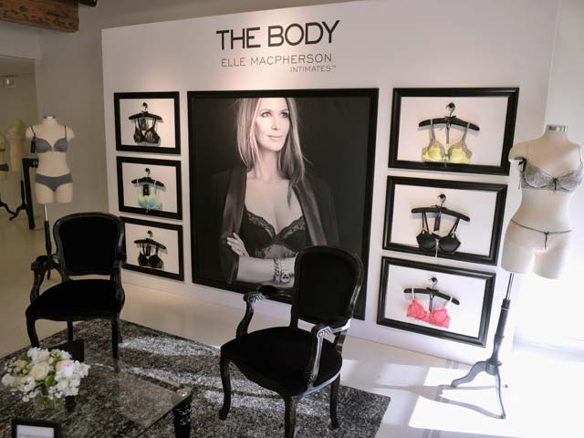 Презентация коллекции "The Body Elle Macpherson Intimates". Нью-Йорк, 10 апреля 2014 года
