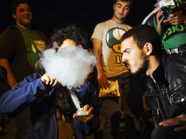 Марш за легализацию марихуаны. Иерусалим, 20 апреля 2014 года