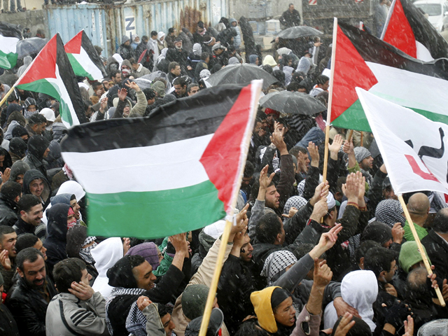 Демонстрация протеста в Умм Эль-Фахме 24 марта 2009 года (иллюстрация)