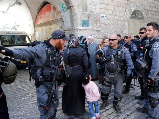 Израильская полиция в Старом городе Иерусалима 