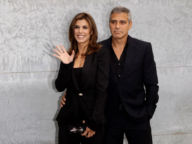 Джорж Клуни и Элизабет Каналис в сентябре 2010 года 