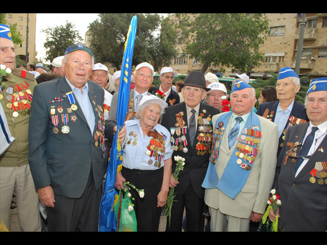 Парад ветеранов-израильтян в День Победы. 9 мая 2013 года  