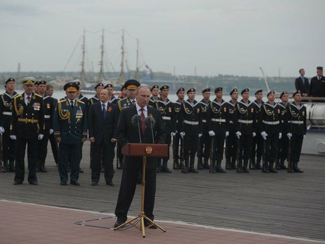 Владимир Путин в Севастополе. 09.05.2014