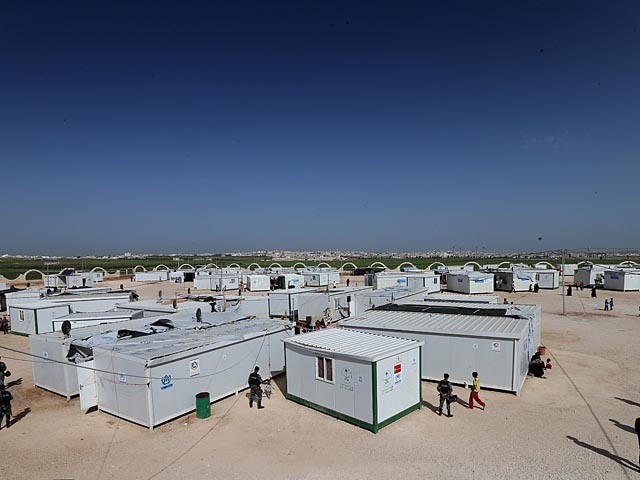 Лагерь сирийских беженцев в Иордании 