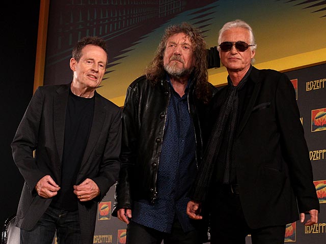 Участники группы Led Zeppelin. 2012 год