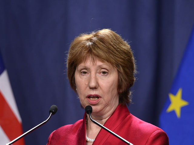 Комиссар Евросоюза по  иностранным делам Кэтрин Эштон