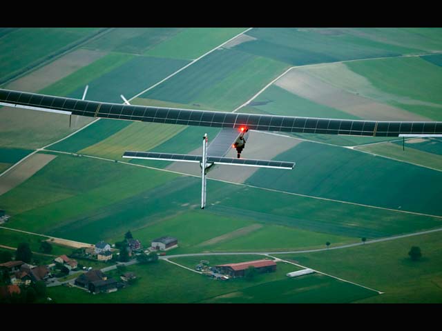 Испытательный полет Solar Impulse 2. Швейцария, 2 июня 2014 года