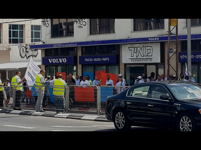 Забастовка водителей автобусов компании "Кавим" 2 июня 2014 года