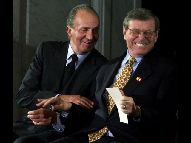Хуан Карлос и Пит Доменичи в 2000 году
