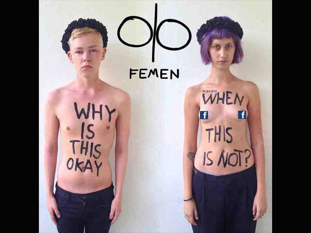Аккаунт движения FEMEN удален из сети Facebook
