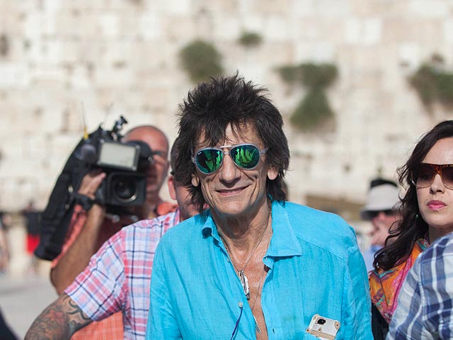 Гитарист Rolling Stones Рони Вуд. Иерусалим, 3 июня 2014 года