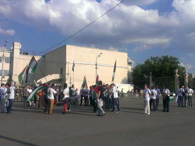 "Всемирный марш на Иерусалим". Москва, 8 июня 2014 года