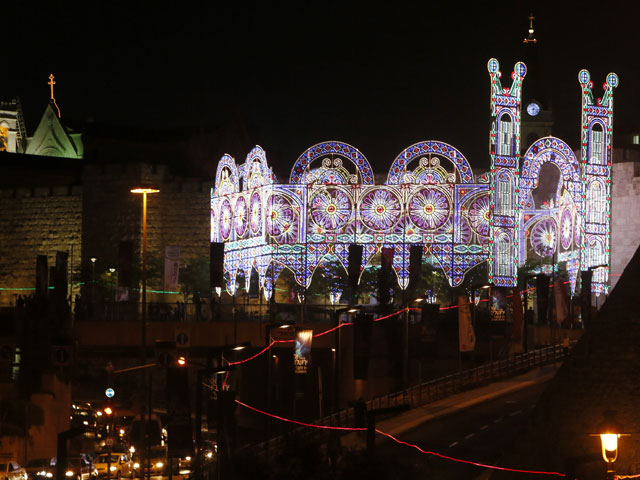 Фестиваль света в Иерусалиме. Июнь 2014 года