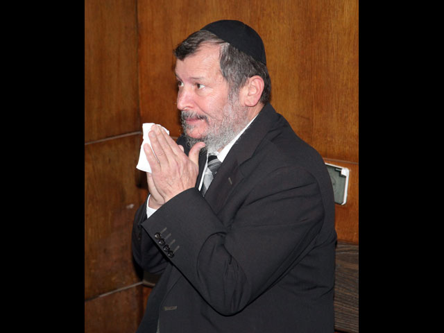 Ури Луполянски в зале окружного суда Тель-Авива 29 апреля 2014 года