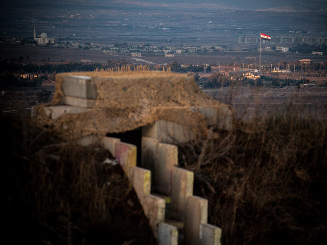 Голанские высоты, граница Израиля и Сирии