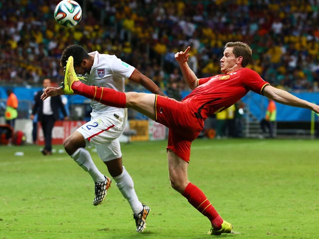 Бельгийцы вышли в четвертьфинал, победив в дополнительное время сборную США