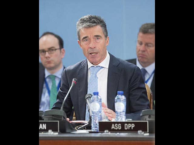 Генеральный секретарь NATO Андерс Фог Расмуссен. Брюссель, 3 июня 2014 года