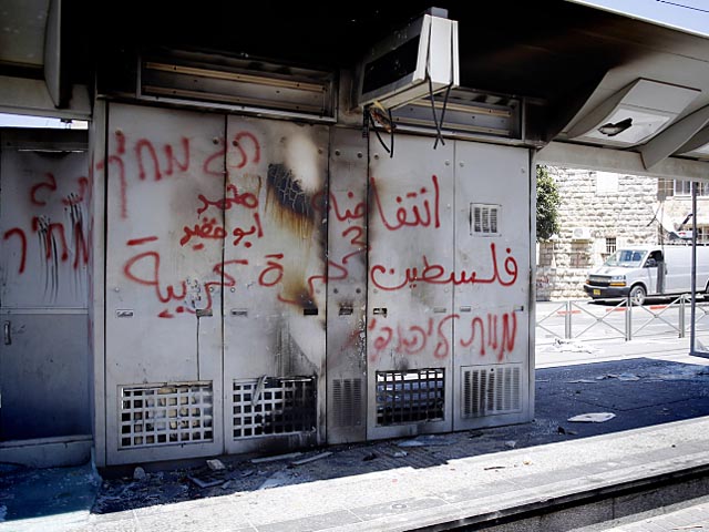 Граффити в Шуафате. 3 июля 2014 года